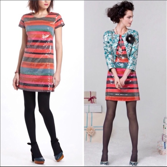 Anthropologie Dresses & Skirts - EUC Anthro CoreyLynnCalter  fully sequined Sz. 4